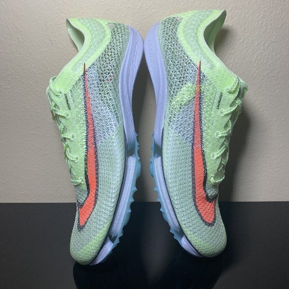 Nike Air Zoom Victory Men's Fast Pack Volt Green Track Spikes Orange CD4… - Picture 3 of 7